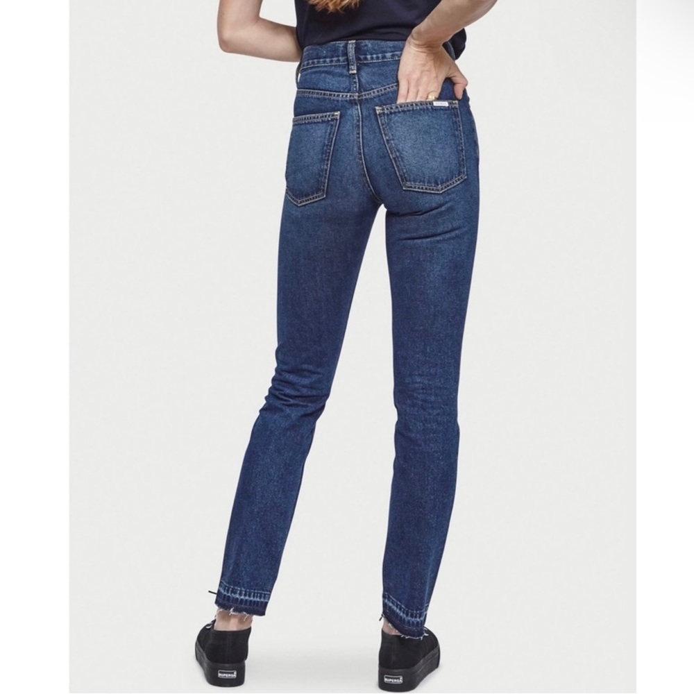 NEW EVE DENIM DARK WASH BUTTON FLY JEANS - Picture 5 of 8